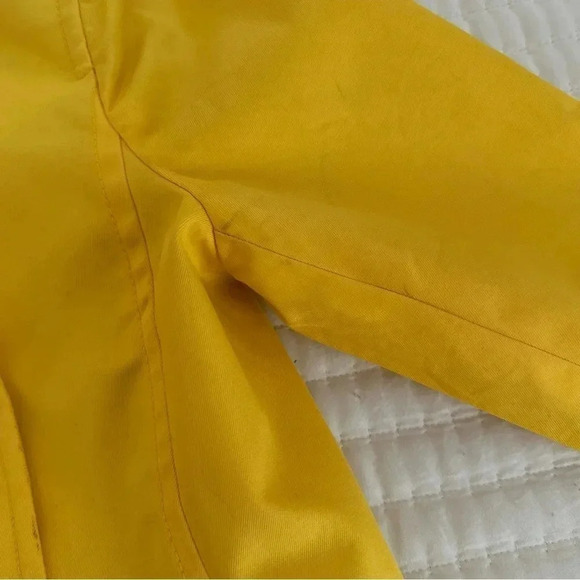 J Crew Womens sz 2 bright Yellow Trudy Peacoat Blazer Double breasted Coat - Picture 6 of 13